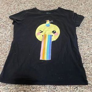 Black emoji shirt